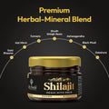 Shilajit Resin with Gold – Ayurvedic Support for Strength, Energy & Daily Wellness